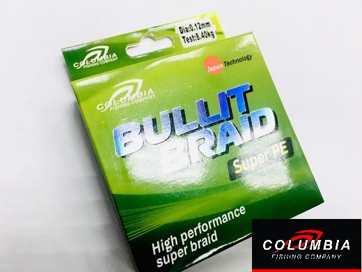 Шнур Плетеный Bullit Braid 125m, 0.12mm/8.40kg