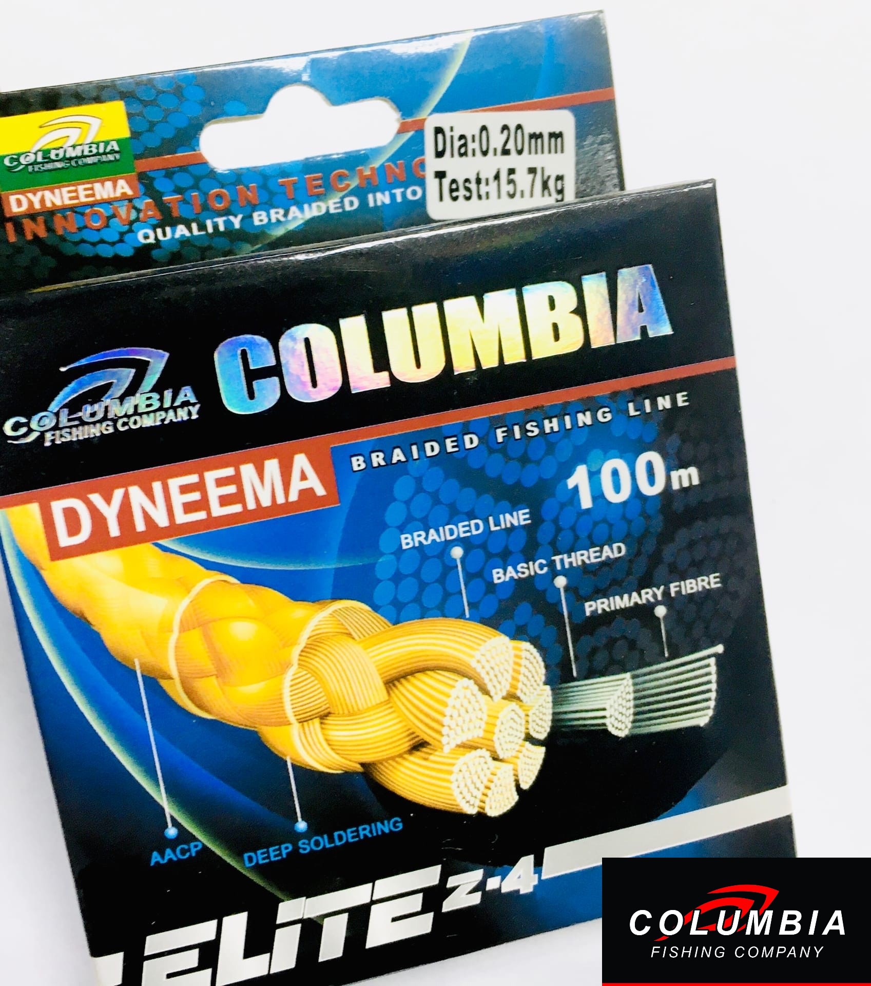 Шнур Dyneema PE Ultra Elite M-8 100м, 0.20mm/15.7 кг