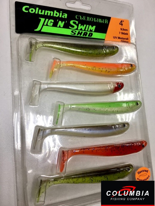 Jig ‘N’ Swim Shad 4" #10 MIX