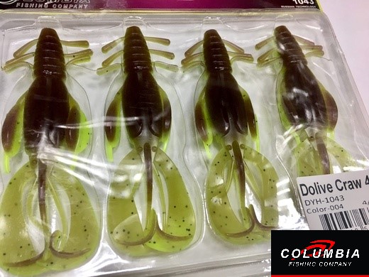 Рачки Dolive Craw 4,1” #004