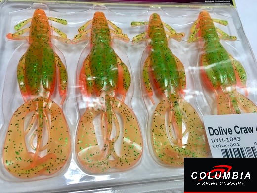 Рачки Dolive Craw 4,1” #001