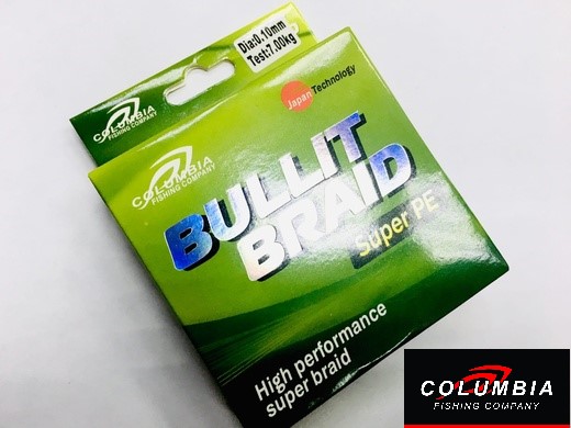 Шнур Плетеный Bullit Braid 125m, 0.10mm/7.00kg