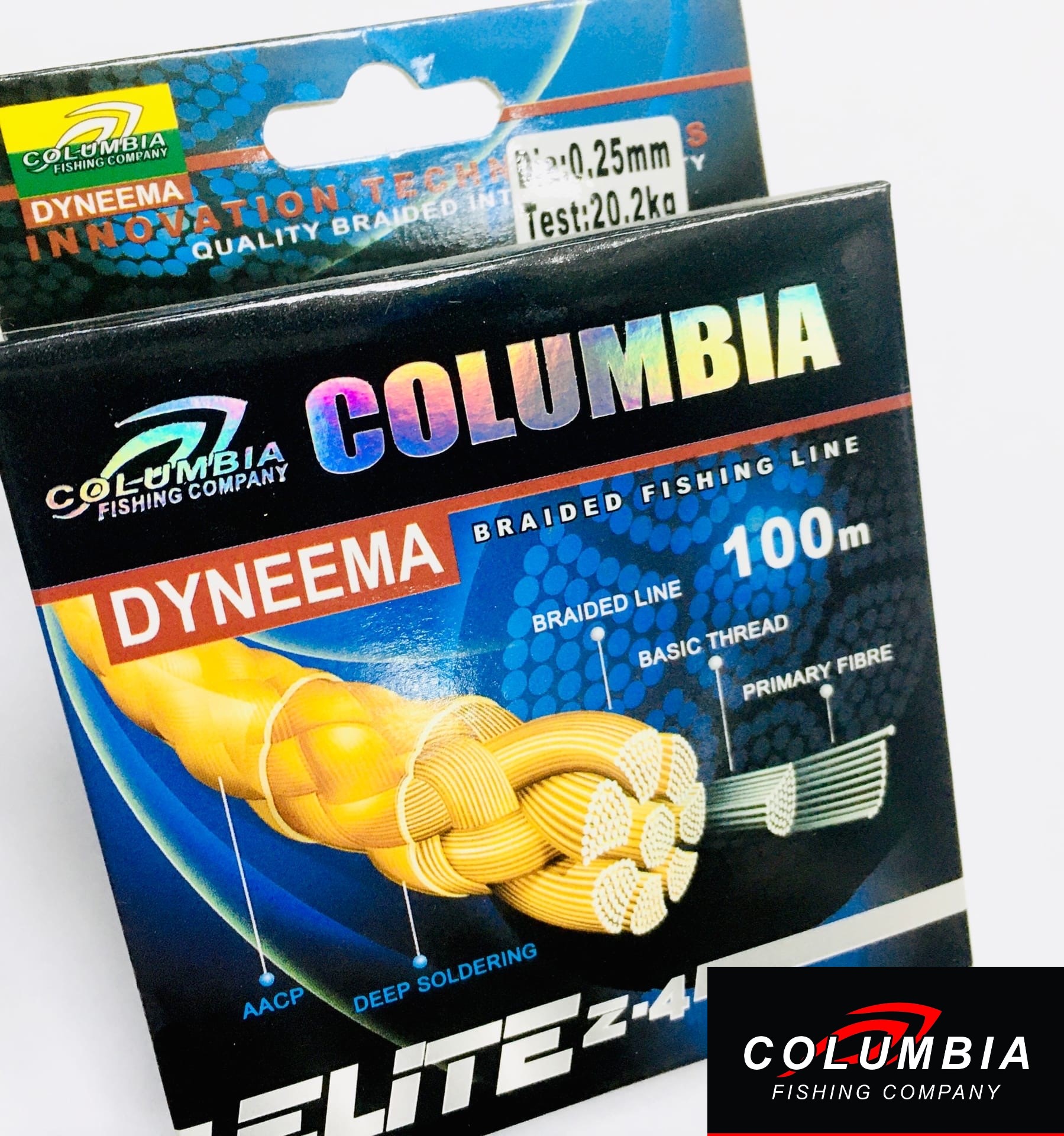 Шнур Dyneema PE Ultra Elite M-8 100м, 0.25mm/20.2 кг