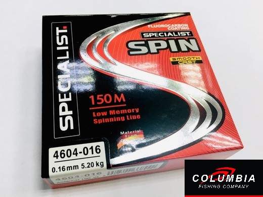 Леска Specialist Spin 150 м 0,16mm/5.20kg.