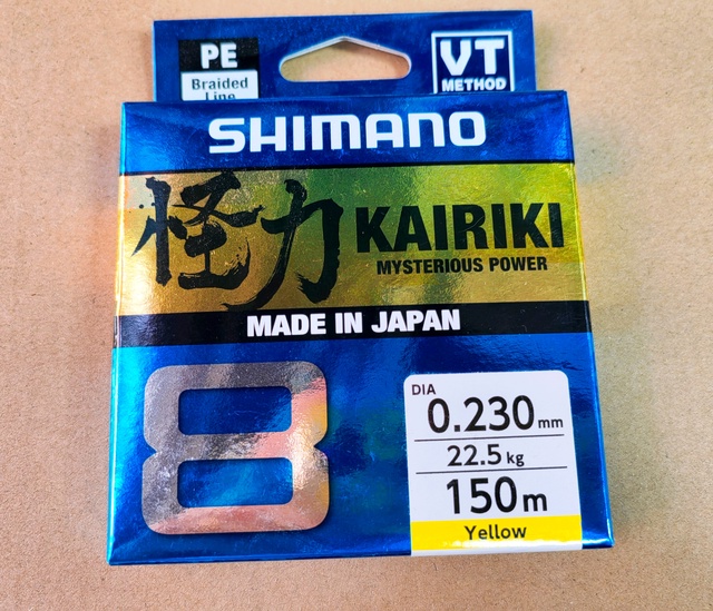 Shimano Kairiki 8 PE # Yellow